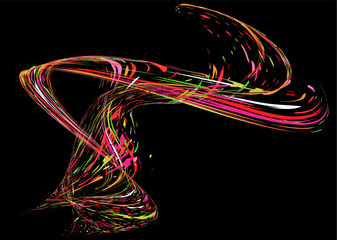 Multicolored paint splashes, dust particles,. Design for banners, posters, brochures, covers, and magazines. EPS 10