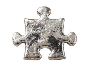 Fototapeta premium puzzle piece isolated on a transparent background 