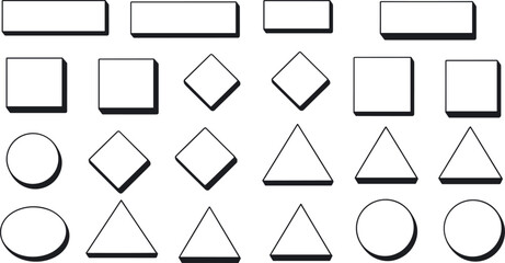 Geometric shapes figures patterns educational resources for kids and adults
