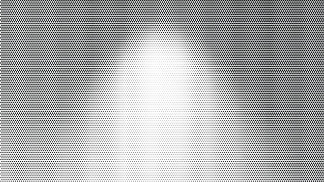 Halftone dot pattern vector illustration with gradient light effect