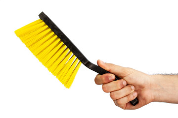 hand broom, handheld broom, masonry brush, 