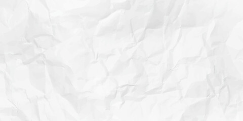 Obraz premium White crumpled paper texture background. Paper texture Crumpled White. Top view.
