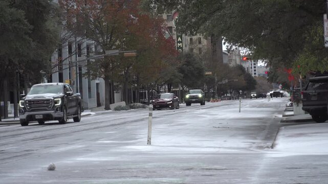 Austin Ice Storm in Austin, Texas 2026 1/25/2026