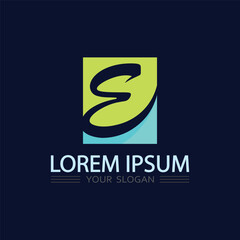 Abstract Monogram Letter E Logo For Creative Branding And Business Identity Design