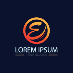 Modern Monoline Letter E Logo For Startup Branding And Digital Business Identity