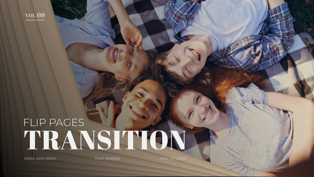 Transition Flip Pages / Horizontal / Part 09