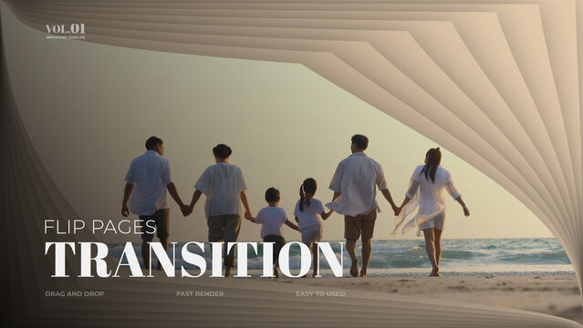 Transition Flip Pages / Horizontal / Part 01