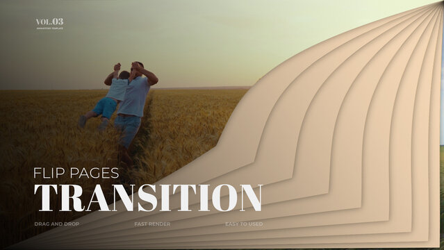 Transition Flip Pages / Horizontal / Part 03