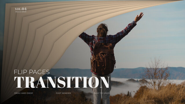 Transition Flip Pages / Horizontal / Part 04