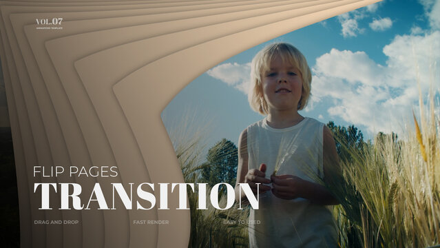Transition Flip Pages / Horizontal / Part 07