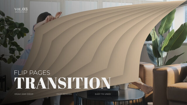 Transition Flip Pages / Horizontal / Part 03