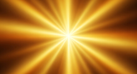 Obraz premium Golden sunburst radiance