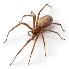 Obraz premium Loxosceles Brown Recluse Spider Illustration, Ultra-Realistic 16K Scientific and Educational Artwork
