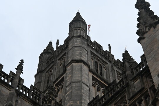 Bath abbey from the side