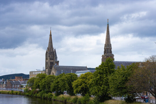 Inverness, UK - 5 November 2025: River Ness view.