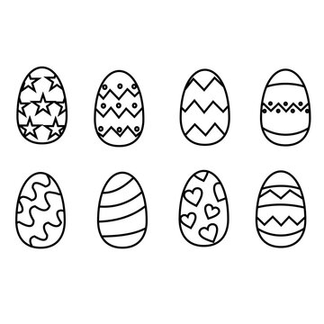 icon set for easter eggs