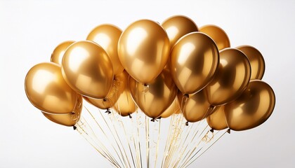 Isolated Golden Balloons