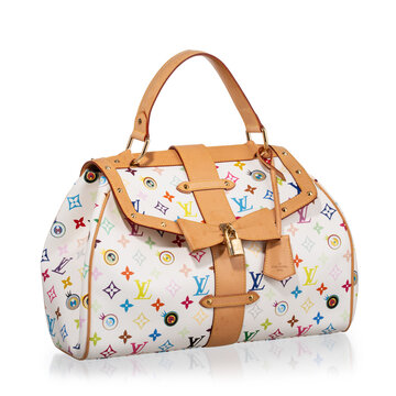 Louis Vuitton bag, Retro GM model LV x Takashi Murakami Limited Edition N 490 Collection Eye Love You. Milan, Italy, October 3_2025