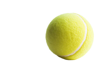 Tennis ball on white background,png