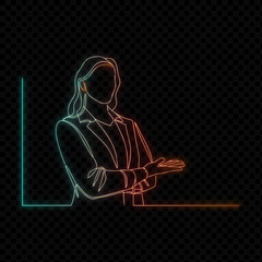 Simple Woman Line Design