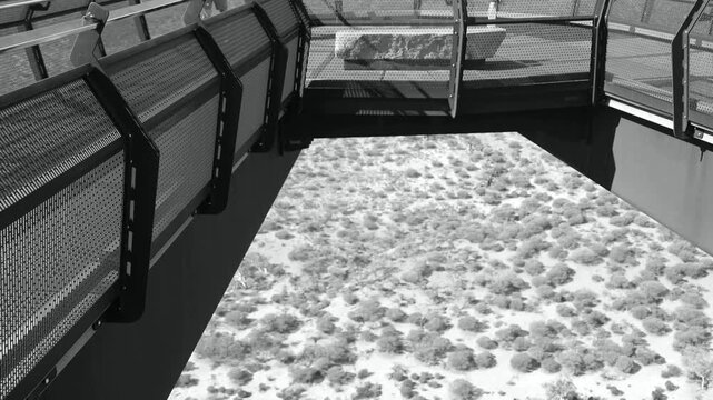 Scenic Kalbarri Skywalk with panoramic views of the rugged Australian outback