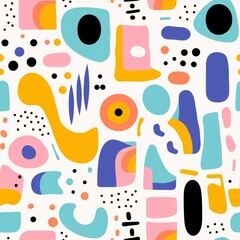 Abstract seamless pattern, abstract pattern, modern abstract pattern, colorful abstract pattern, abstract background, Abstract Digital Paper