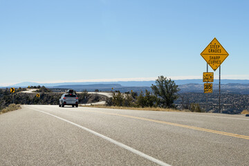 Driving the Sharp Turns and Steep Grades