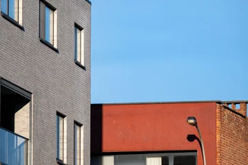 Fototapete Rund Abstrakt Abstract urban composition with colours  © Werner