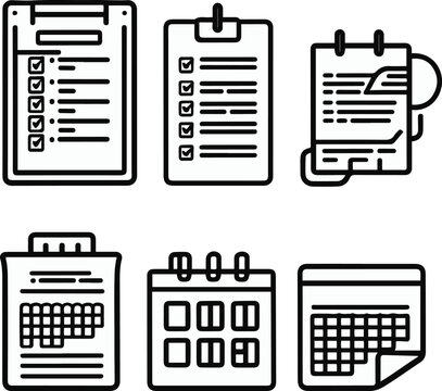  training compliance objects, mandatory training checklist, completion certificate, training deadline calendar, compliance verification stamp, employee training record file, bold black thick outline l