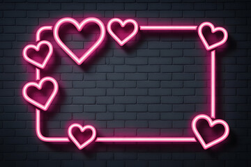 Red heart symbol for Valentine's Day celebration and romance