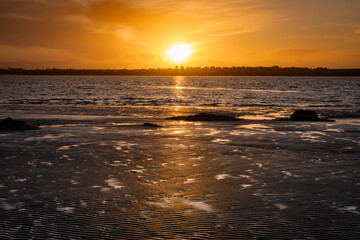 Sunrise at Penrhos Nature park Anglesey