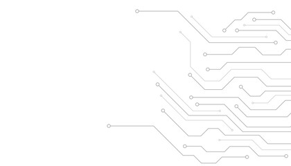 Vector abstract digital Technology black circuit diagram concept