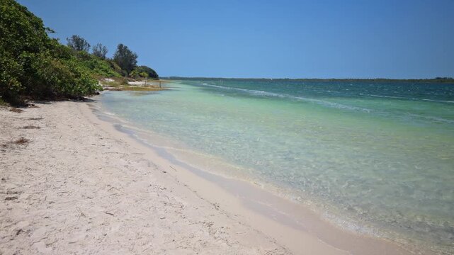Paradisiacal beach at Jericoacoara, Ceara.