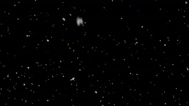 falling snow background