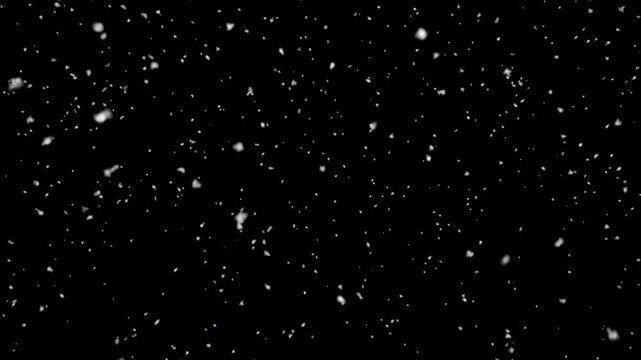 falling snow background