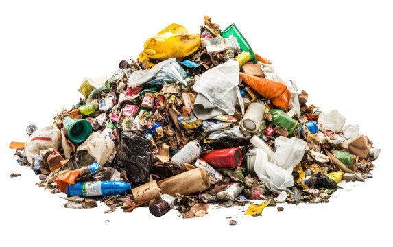 Electronic waste on white background,png