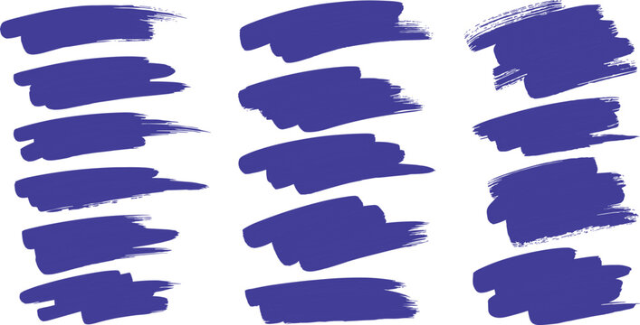 Flat vector illustration of bold purple paint brush strokes, abstract creative background design with smooth strokes and artistic texture for creative projects, design, and posters.