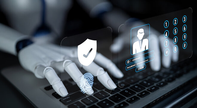 An AI based multi factor authentication system for digital security. Using AI with biometrics and PIN codes for secure user login. Motif