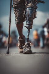 Resilience and determination of a disabled athlete