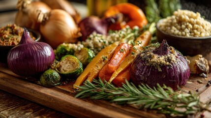 Colorful Vegetable Platter