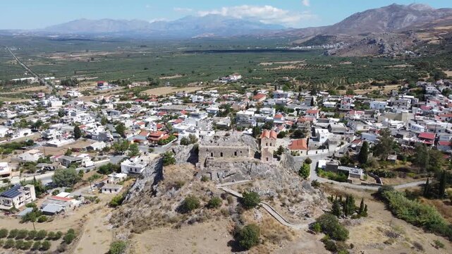 Charaki.14th. Century Venetian Fortress. Charakas. Holidays in Greece