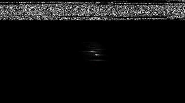 Television noise glitch with vivid digital glitches in vibrant colors. Damage to the video signal prevention of the TV or digital monitor.