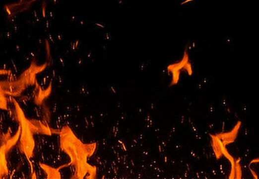 Tiny sparks drift gently across black canvas with glowing trails. Embers create warm, lively motion and energy. Perfect for digital art, overlays, or VFX.
