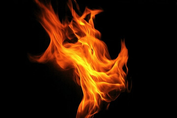 Fototapeta premium Bright embers explode outward with glowing trails on dark canvas. Sparks create energetic, warm motion. Perfect for abstract fire textures and digital compositions. 