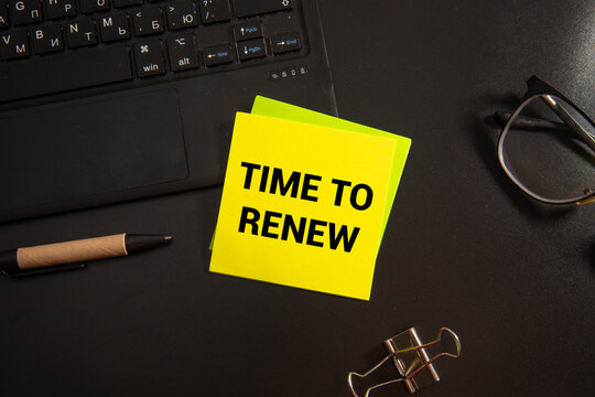 Conceptual time to renew concept.