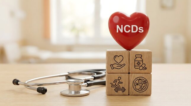 non communicable diseases, healthcare concept