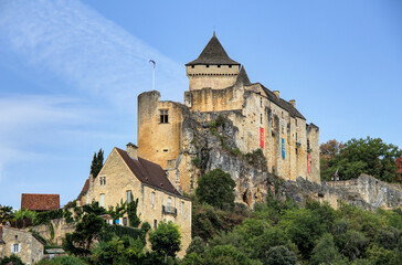Fototapeta premium Le château de Castelnaud en Dordogne Périgord France