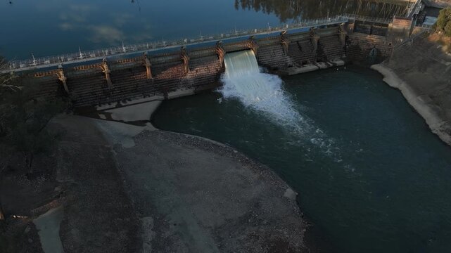 Violent flows clash with barrier defenses causing destruction