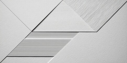 Abstract Gray And White Geometric Pattern Design