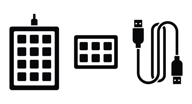 Soundboard sampler midi controller vector illustration for music creation and sound engineering